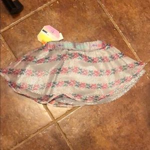 NWT Shimmer Shine sparkle skirt with shorts